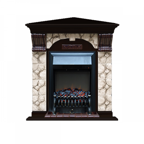 Арочный Карелия угловой (венге)+Fobos Black