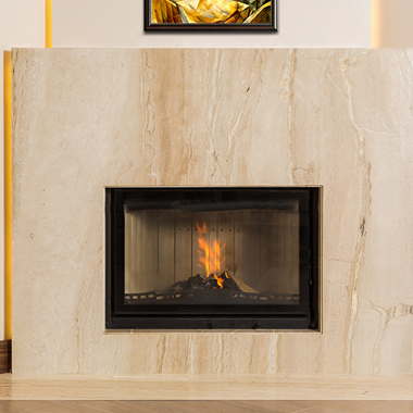 Биокамин Bioteplo Тренто из мрамора с подсветкой
