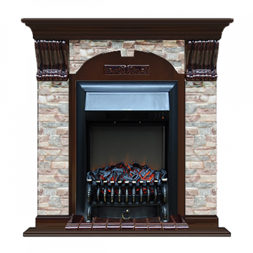 Арочный Грот цветной (дуб)+Fobos Black