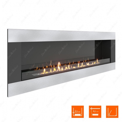 Биокамин SteelHeat GRAND-H 1800 стекло + стемалит