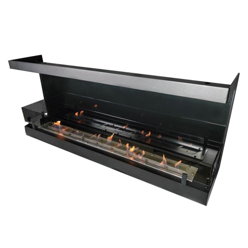 Биокамин "Русский огонь" Честер Фронт 1200 с защитным и декоративным стеклом