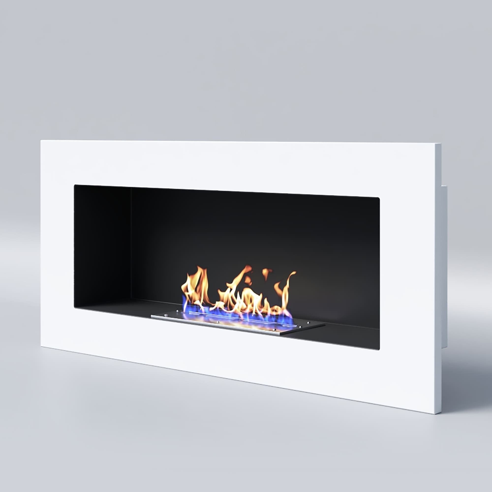 Биокамин "Русский огонь" Лайт Бланк 900V с защитным стеклом по цене 23 350 руб.