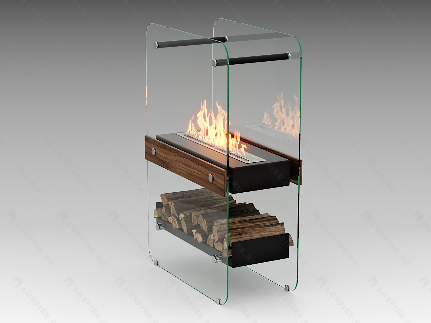 Напольный биокамин Lux Fire "Пятница V2" по цене 59 730 руб.