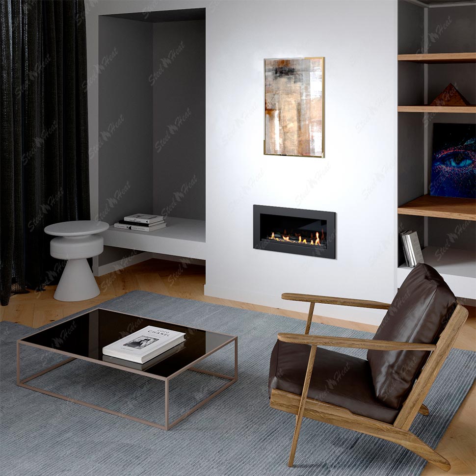 Биокамин SteelHeat ONE 800 XL стекло по цене 31 296 руб.