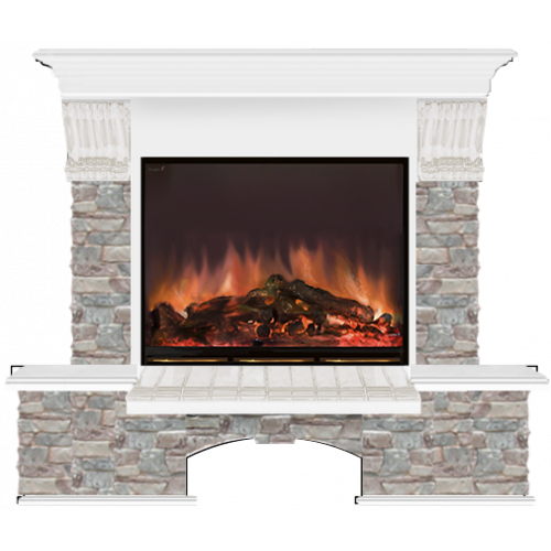 Бостон Грот цветной (белый)+Arte 23