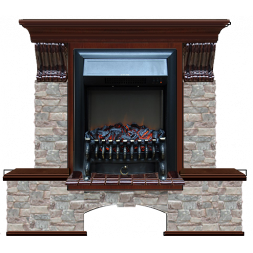 Бостон К Грот цветной (красное дерево)+Fobos Black