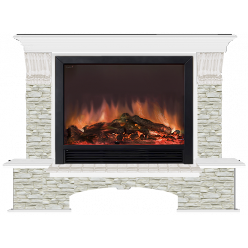 Бостон Грот однотонный Ш-33 (белый)+Sharm 33 BL