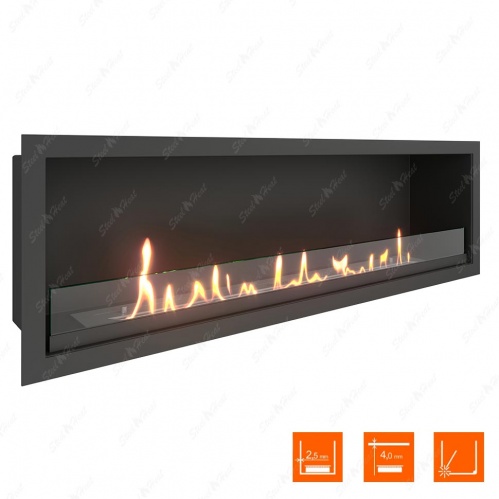 Биокамин SteelHeat LEADER 1000 XL стекло