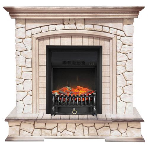 Preston белый (слоновая кость с патиной)+Fobos FX Black (Престон)