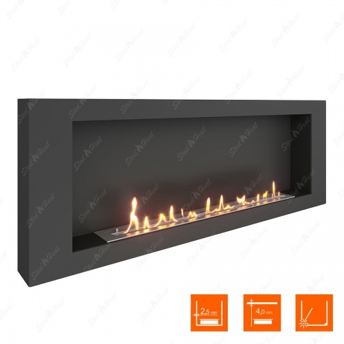 Биокамин SteelHeat WALL 1500