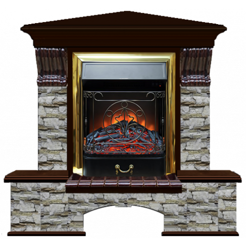 Бостон К Алтай угловой (дуб)+Majestic Brass