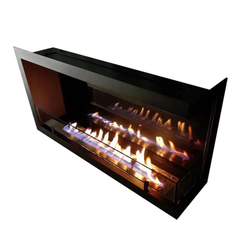 Биокамин "Русский огонь" Честер 1000 угловой правый с защитным стеклом