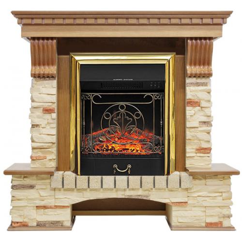 Pierre Luxe сланец (дуб)+Majestic FX Brass