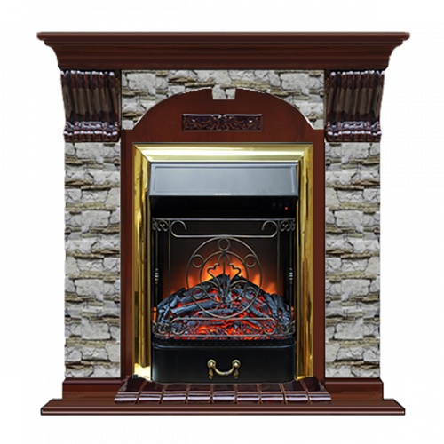 Арочный Алтай (красное дерево)+Majestic Brass