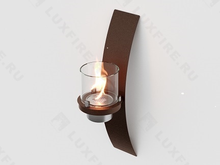 Настенный биокамин Lux Fire "Олимпус D" (черный)