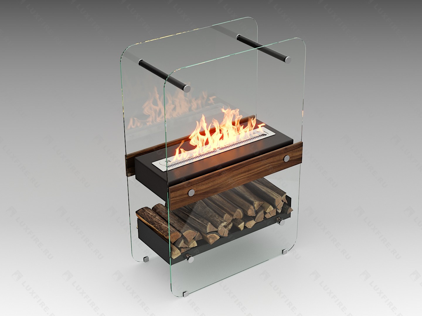 Напольный биокамин Lux Fire "Пятница V2" по цене 59 730 руб.