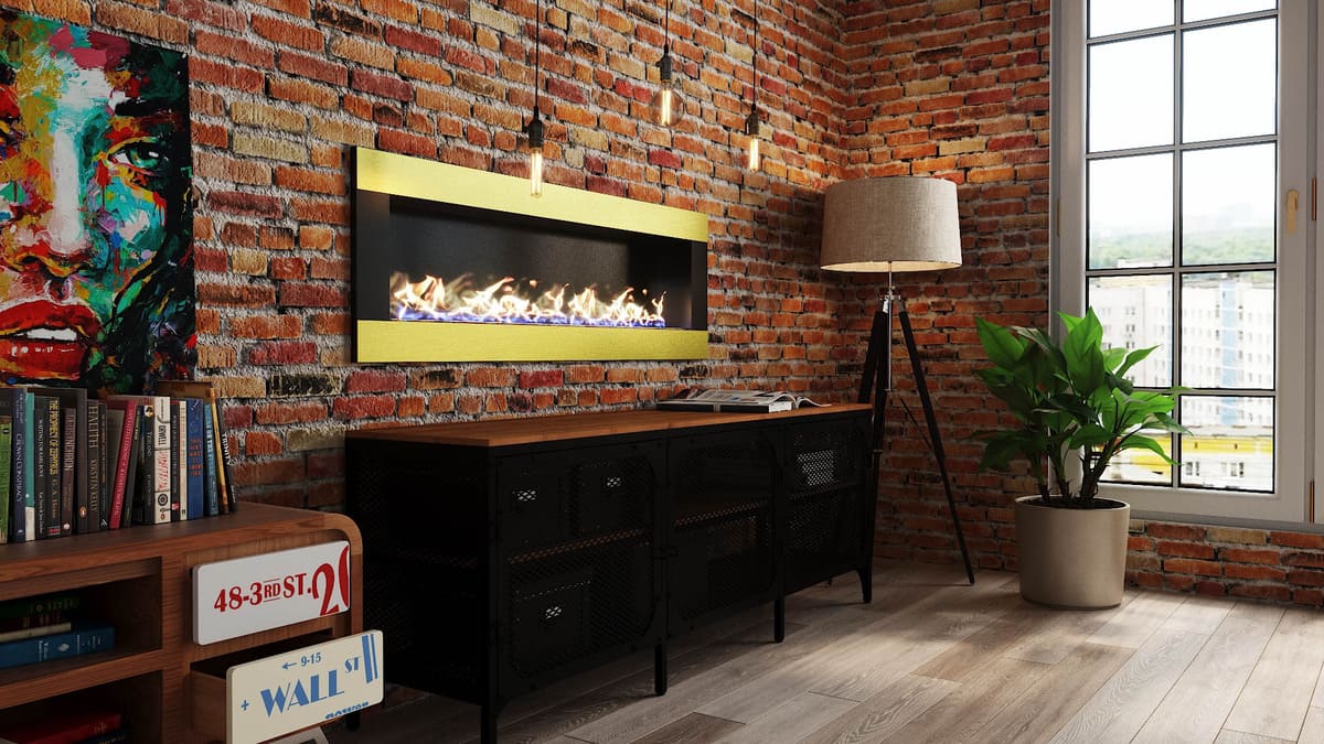 Биокамин "Русский огонь" Голд 1500V встраиваемый по цене 49 600 руб.