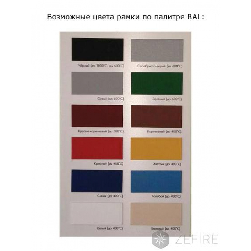 Встраиваемый торцевой очаг ZeFire Standart 1000 по цене 39 800 руб.