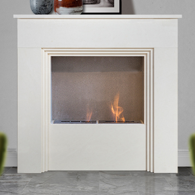 Биокамин Bioteplo Фиери Бьянка из известняка