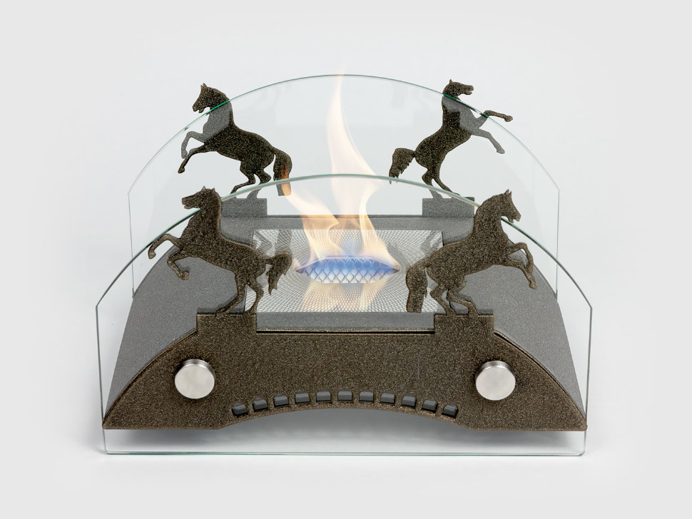 Настольный биокамин Lux Fire "Графский мост" S Бронза по цене 14 641 руб.