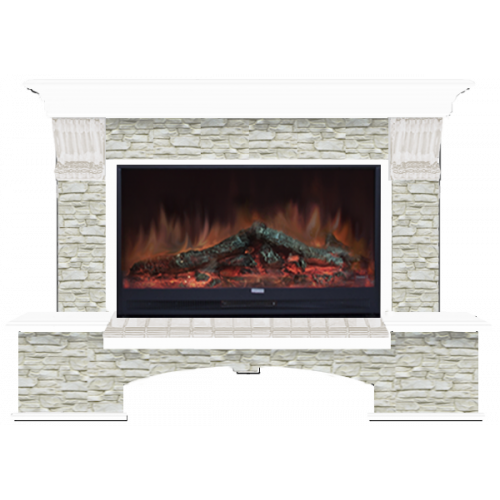 Бостон Грот однотонный 86 (белый)+Premier S86