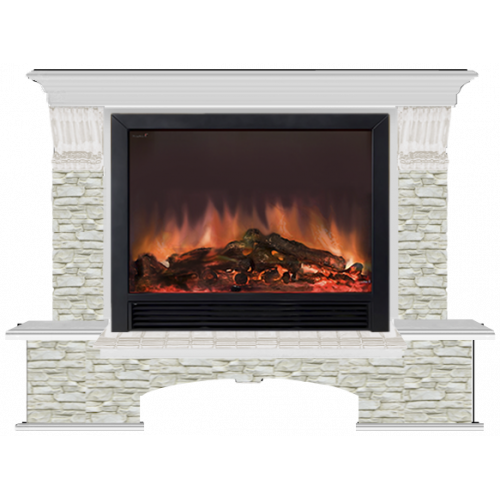 Бостон Грот однотонный Ш-33 (беленый дуб)+Sharm 33 BL