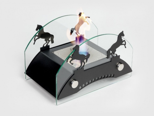 Настольный биокамин Lux Fire "Графский мост" S Чёрный