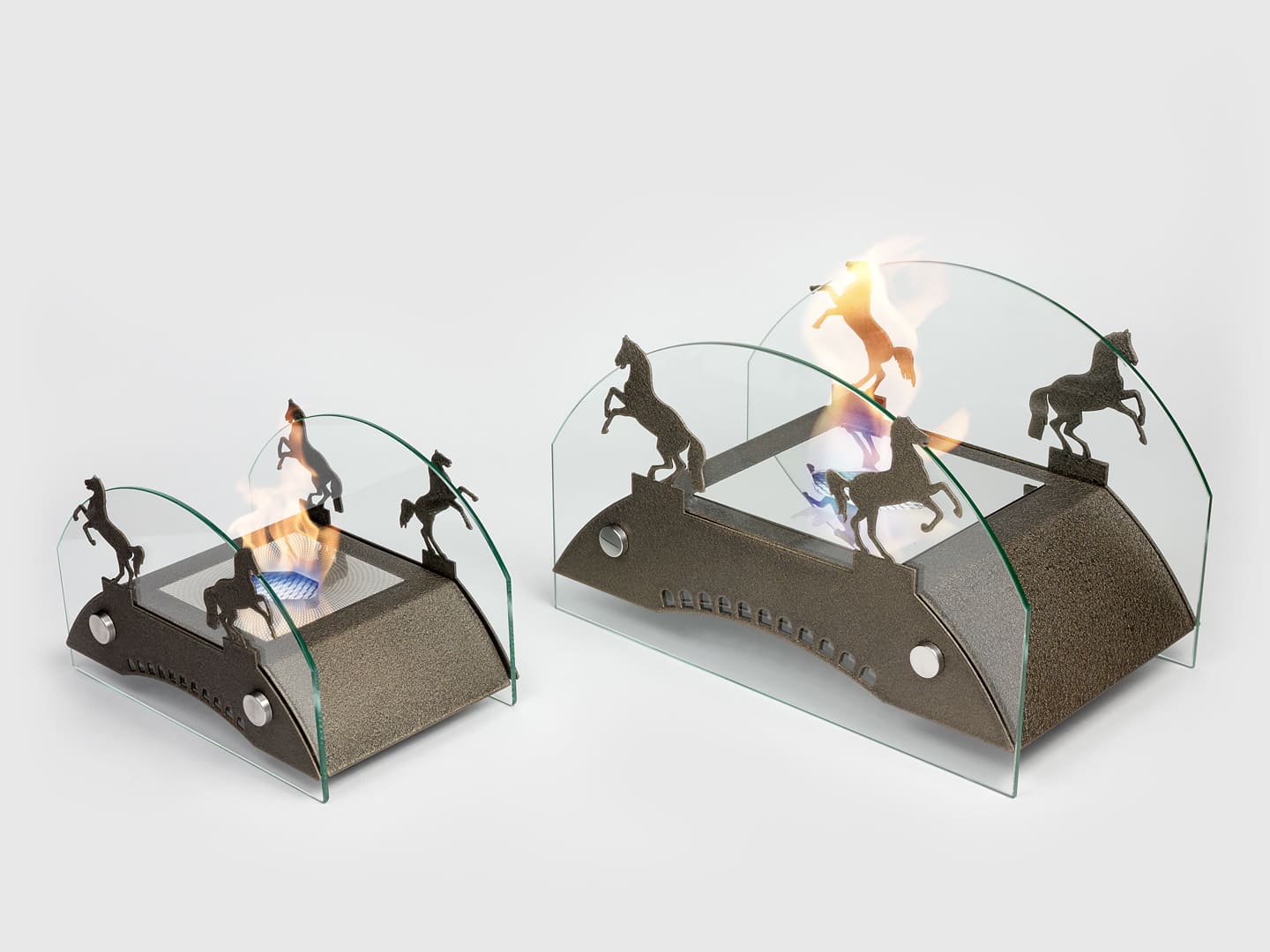 Настольный биокамин Lux Fire "Графский мост" M Бронза по цене 19 602 руб.