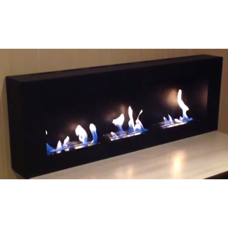 Биокамин Fire Line Glass black по цене 31 464 руб.