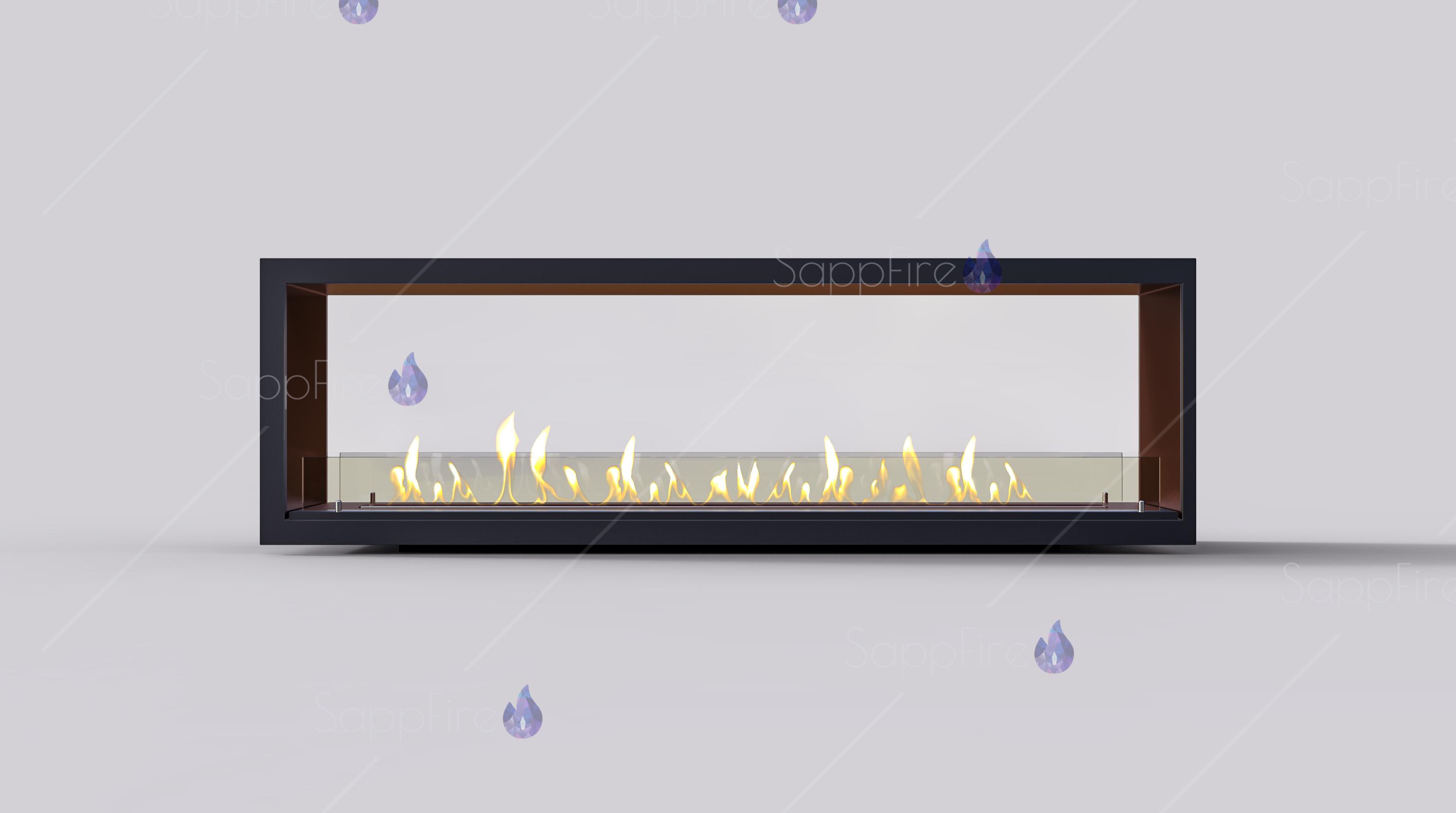 Встраиваемый сквозной очаг 1400 SappFire по цене 62 950 руб.