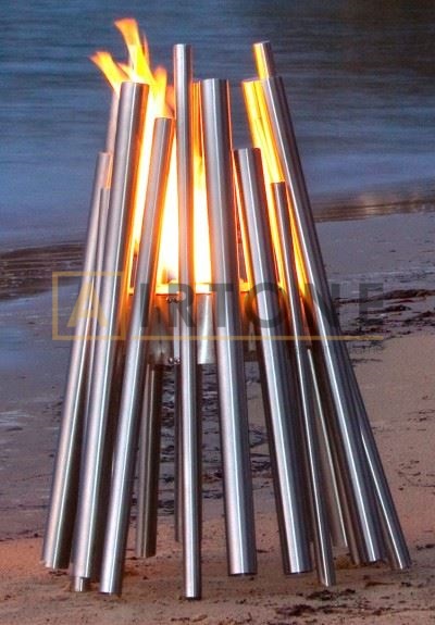 Биокамин напольный Airtone – Stinger Steel по цене 52 000 руб.