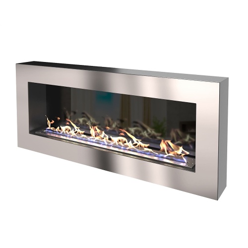 Биокамин "Русский огонь" Хай-тек 1100N настенный с защитным стеклом