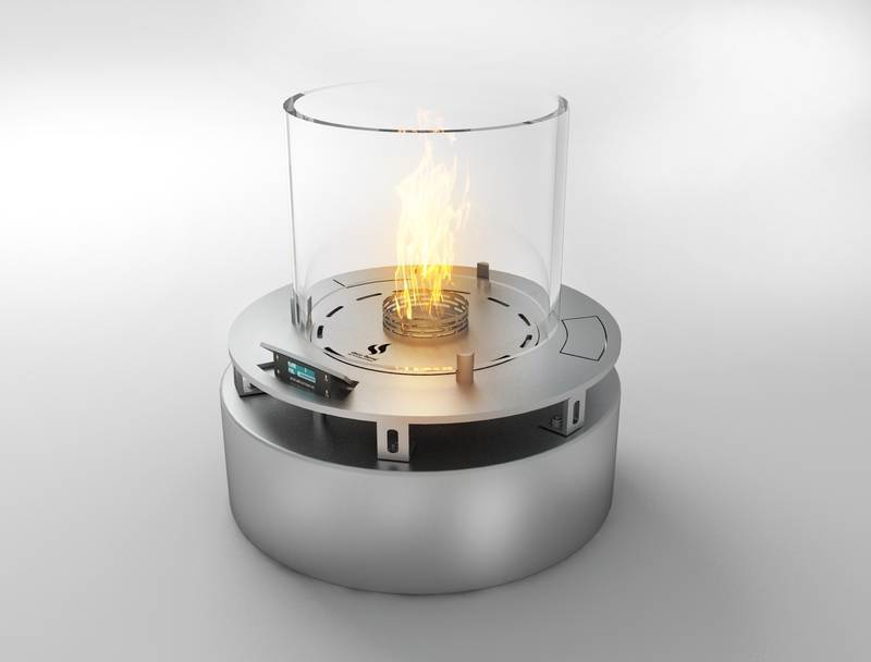 Автоматический биокамин Decoflame Denver Rondo e-Ribbon Fire по цене 722 000 руб.