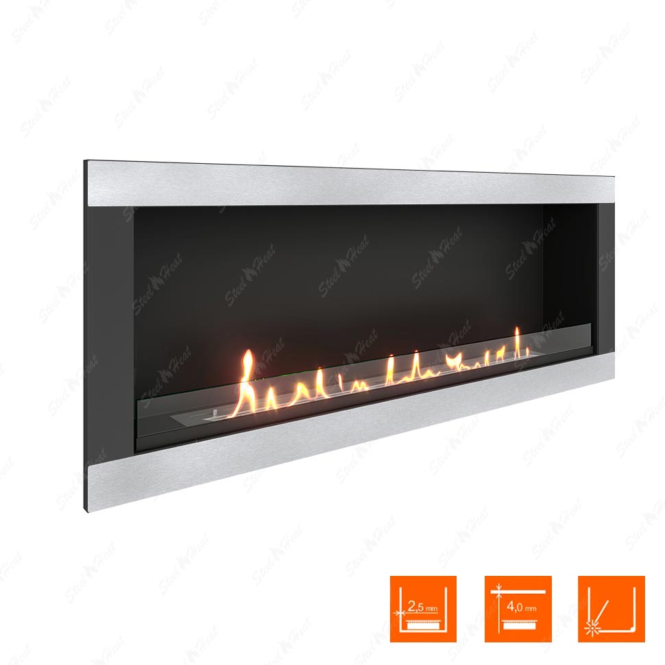 Биокамин SteelHeat ONE-H 1400 стекло по цене 60 690 руб.