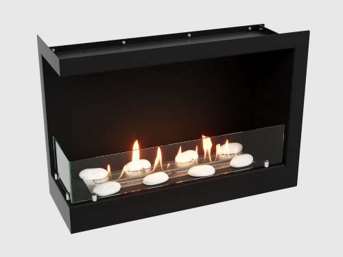 Встроенный биокамин Lux Fire Угловой 690 S (левый угол)