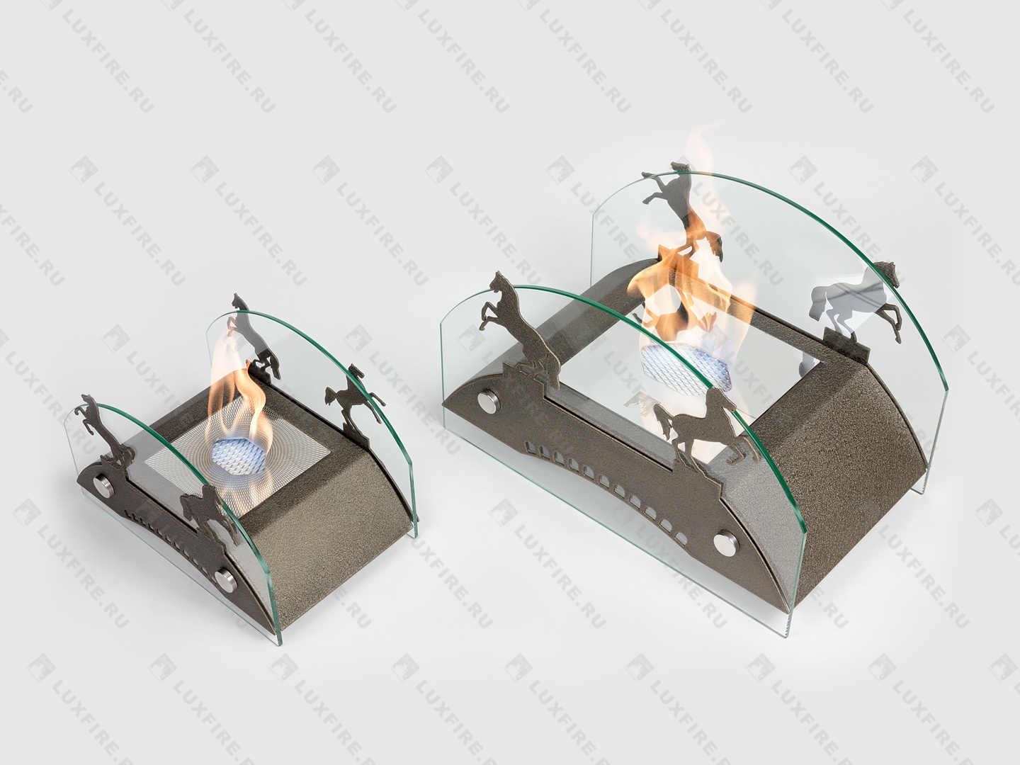 Настольный биокамин Lux Fire "Графский мост" М (бронза) по цене 19 602 руб.