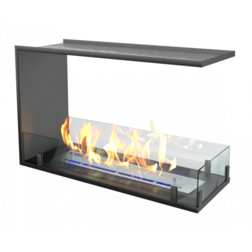 Встраиваемый торцевой сквозной очаг ZeFire Standart 800