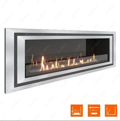 Биокамин SteelHeat GRAND-D 1500 XL стекло + стемалит по цене 82 000 руб.