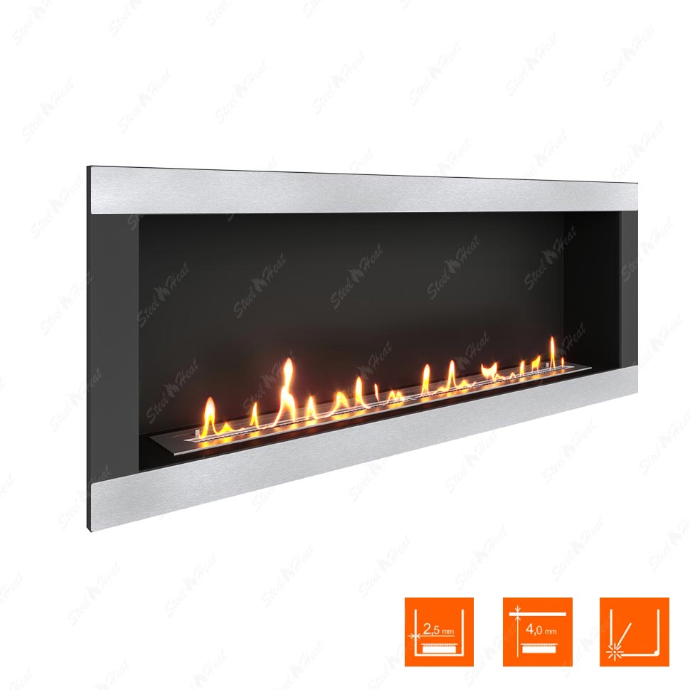 Биокамин SteelHeat ONE-H 1400 XL по цене 54 180 руб.