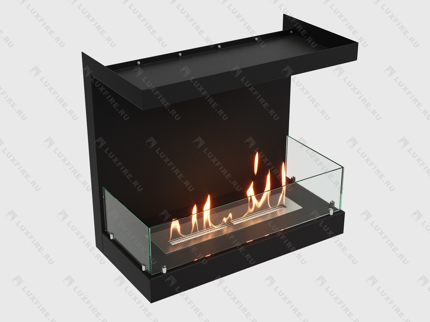 Встроенный биокамин Lux Fire Фронтальный 700 М по цене 54 890 руб.