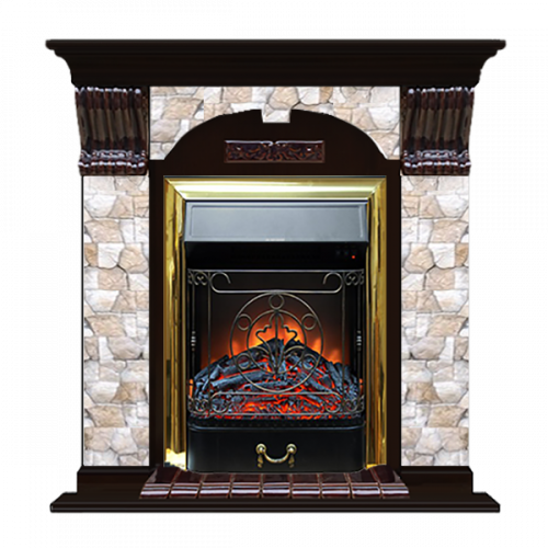 Арочный Арбат (венге)+Majestic Brass