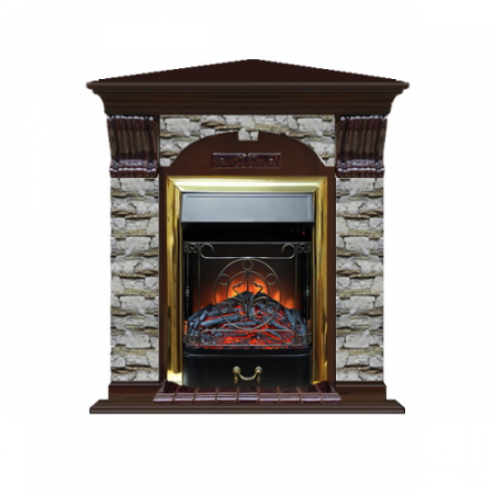 Арочный Алтай угловой (дуб)+Majestic Brass