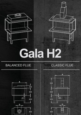 
Газовая топка Vero Design GA 2 H2
