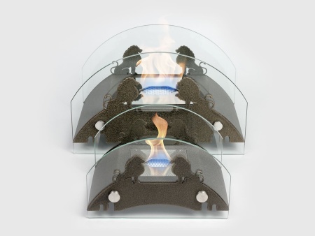 Настольный биокамин Lux Fire "Царский мост" S Бронза по цене 9 990 руб.