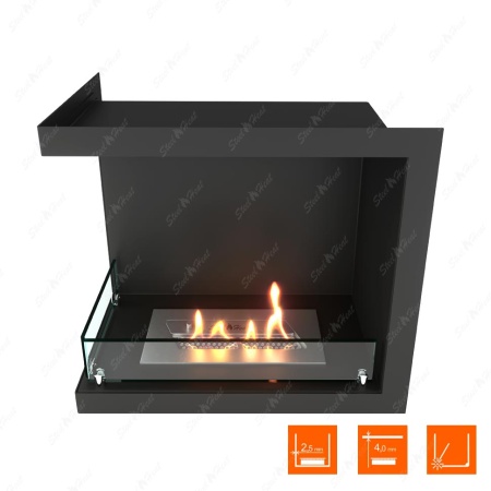 Биокамин SteelHeat CORNER L 500 по цене 25 500 руб.