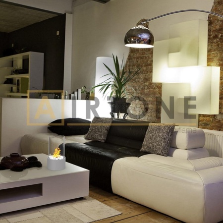 Биокамин настольный Airtone – Rond white по цене 8 000 руб.