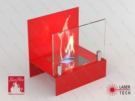 Настольный биокамин Lux Fire "Афиша" S (красный) по цене 8 228 руб.